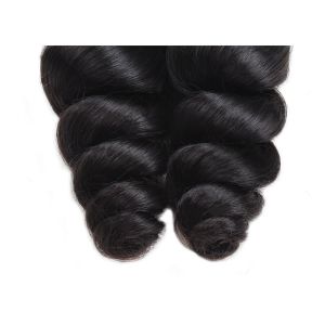 Double Weft Peruvian Loose Wave Weave Extensions 1B Silky And Soft