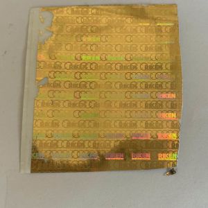 OEM Revenue Stamp Duty Trademark Print Sticker Custom Polarized Light