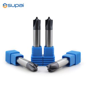 Carbide 4 Flute Inner Corner Radius End Mill CNC Cut Bit