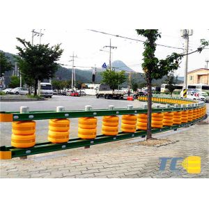 Roadway Traffic Safety EVA Roller Barrier For Highway Guardrail