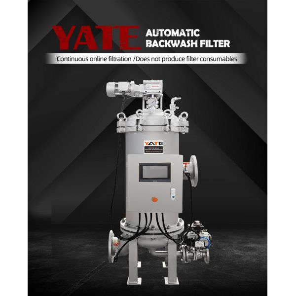 80m3/H Industrial Water Purification Backwash Filter with 1.0 Mpa Working Pressure and 50-200 μm Filtration Precision