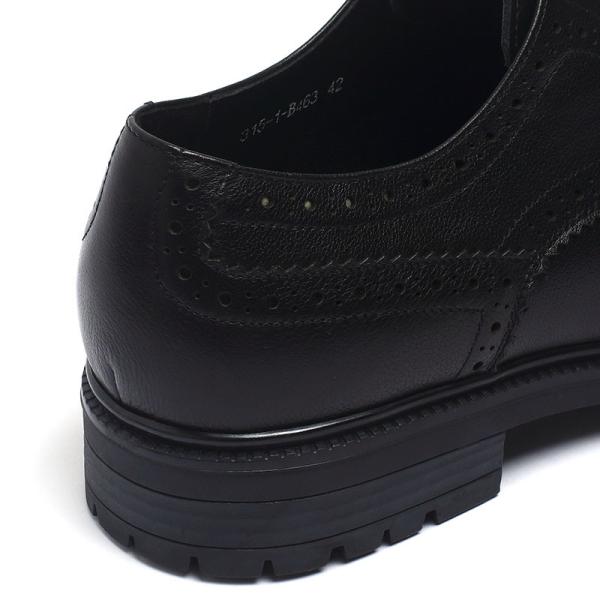 Adult Anti Odor Breathable Black Lace Up Dress Shoes