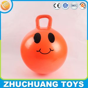 Quality pvc play emoji balls bungee with handle for sale