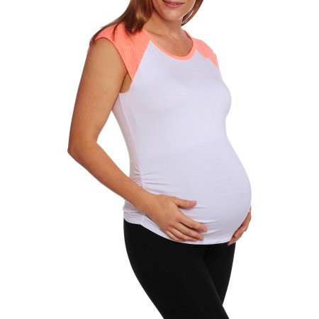 Buy High quality womens raglan sleeves maternity tshirt custom t shirt at wholesale prices