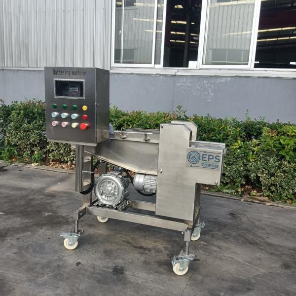 SUS304 Fried Chicken Breading Machine Meat Coating Production Line 100kg/H