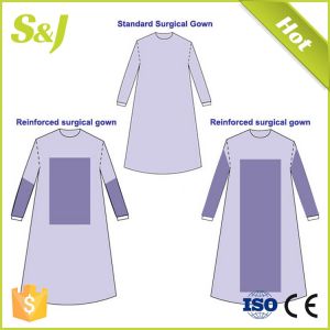 Visitor Isolation Ppe Aami Level2 Protective Hospital Gowns Disposable Gown with