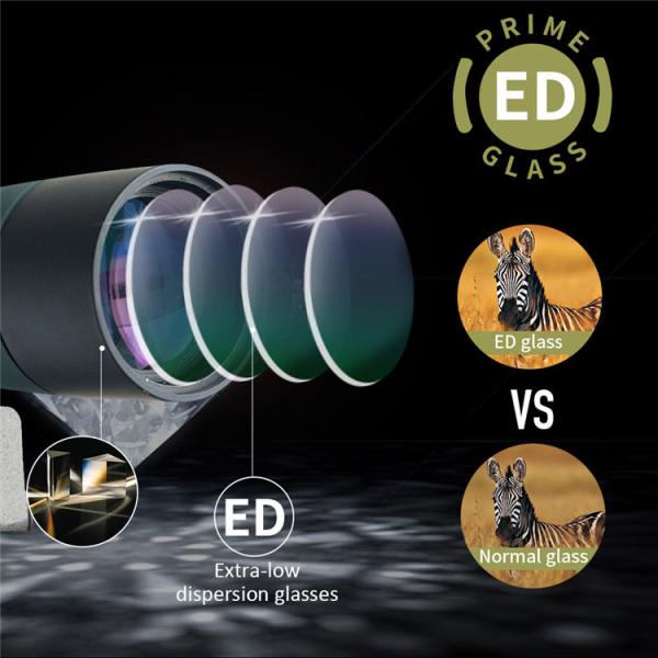 20-60X60 Long Distance Spotting Telescope ED Glasses Fully Multi Coated