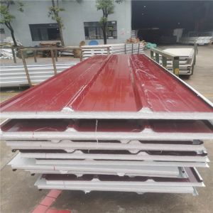 China eps sandwich panel 50mm and 75mm thickness with B1 grade fire protection for roofing on sale