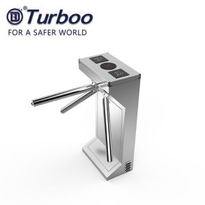 Quality Stainless Steel RFID Fingerprint Security Tripod Turnstile Gate 100-240V Access Control for sale