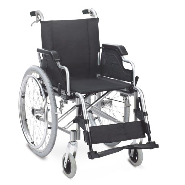 Buy 80*28*91cm Aluminum Manual Wheelchair Flip Up Drive Medical Bariatric Transport Chair at wholesale prices
