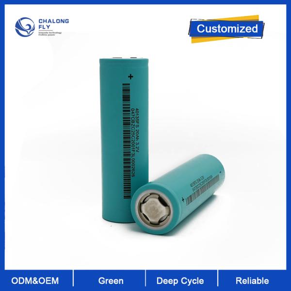 Large Capacity 20AH LiFePO4 40135FS Lithium Battery Cylindrical Cell LFP