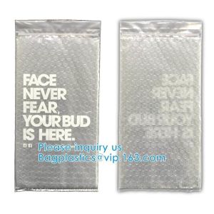 Bubble Bags Zip Padded Pouch For Beauty Skin Care Slider Zipper Lock Bag Colored