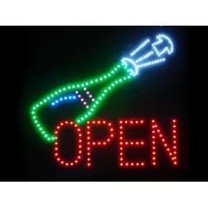 Customised business advertising led illuminated sign
