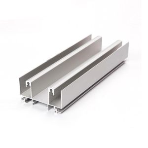 Silver Anodized 6m 0.8mm Aluminum Door Frame Extrusions
