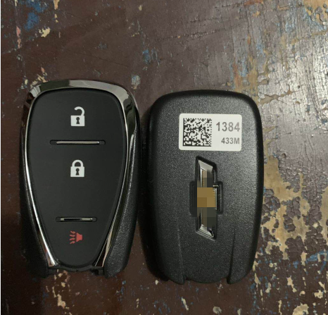 Plastic Material Chevrolet Auto Key Fob 3 Button FCC HYQ4EA 433 Mhz OEM