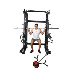 China Hot Sale Strength Machine Heavy Duty Commercial Smith Machine Multi Functional Sqat Rack on sale