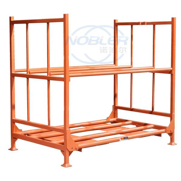 Customized Heavy Duty Stackable Folding Truck Spare Tire Storage Rack For Warehouse
