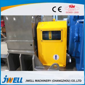 Jwell water supply pvc 75-250 plastic extruder machine
