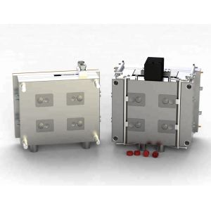 RAL Two Color Precision Injection Molding PA66 With SPI Texture