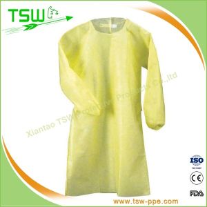 Disposable PP+PE High Fluid Protection Patient Gowns around 40gsm