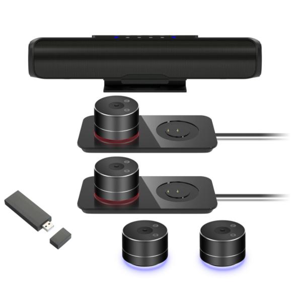 DP-GX15 Distributed Wireless Mic Speaker Speakerphone System with USB3.0 Video Output