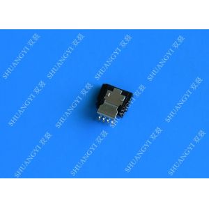 Quality Crimp Hard Disk Female SATA Connector SMT 6 Pin With Latch 1.27mm Pitch for sale