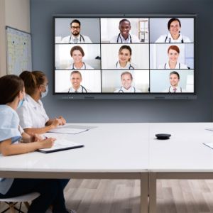 Quality 55 Inch Standard Interactive Board with Android 14 OS 4+32G and 48MP Camera Touch Screen Whiteboard for sale