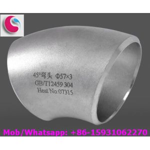 China pipe fittings 45deg stainless steel elbow material 304 on sale
