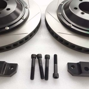 Round Cast Iron Brake Disc 380*32 Slot Center Bell Bracket For Porsche 997