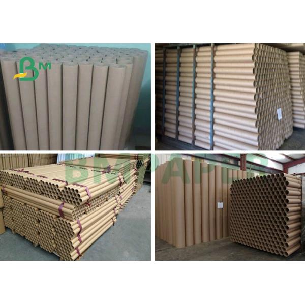 1100MM Roll Straw Board 400gsm 600gsm Paper Core / Tube Board 