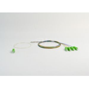 1:4 PLCOptical Fiber Splitter MicroType/ Stainless Steel Tube, With SC/APC