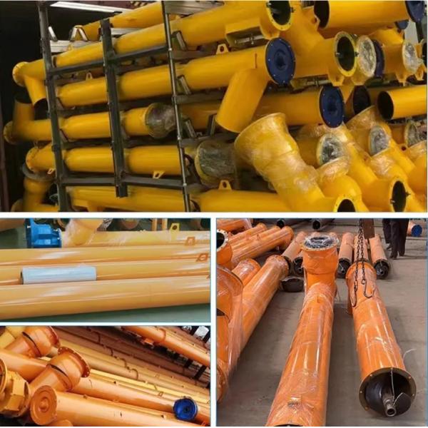 Large Spiral Shaft Auger Conveyor Customized Screw Conveying System