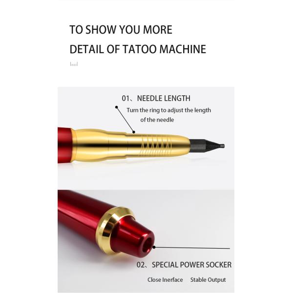 Electric Semi Permanent Makeup Tattoo Machine Tattoo Gun For Eyebrow Lip