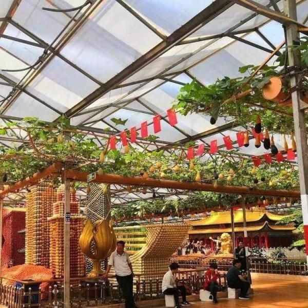 Innovative Design and Innovative Hydroponic Glass Greenhouse for Growing