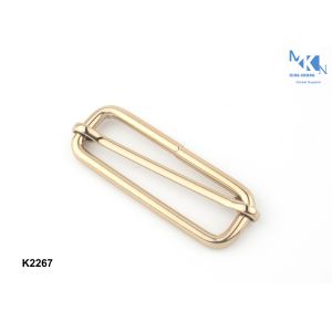 50mm Inner Brass Center Bar Buckle , OEM Or ODM 2 Inch Center Bar Buckle