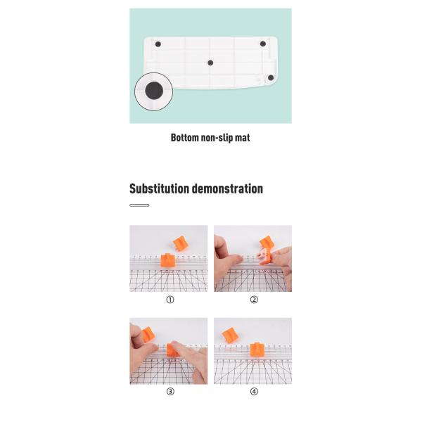 Portable Plastic A5 Paper Cutter ZEQUAN Multifunctional Trimmer with Manual Operation