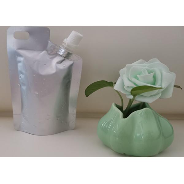 Aluminum Foil Stand Up Wine Pouch With Spout Custom Printing Spout Pouch Bags