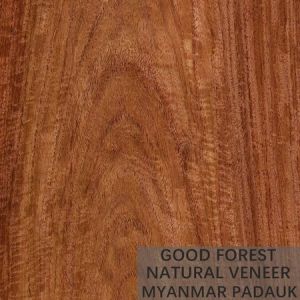 China Specially Myanmar Bubinga Red Wood Veneer Natural Irregular Texture on sale