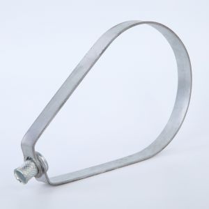 Aluminum Electro Galv One Hole Strap ADC12 Material Cold Rolled Coil 4"