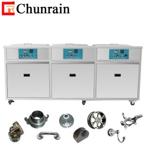 Big Ultrasonic 540L Auto Parts Cleaner Machine Three Tanks
