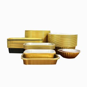 Customize Maximum Diameter Disposable Aluminum Foil Container for Food