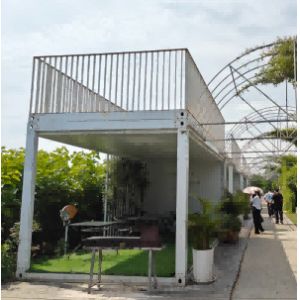 Portable Premade Container House Modular Design For Team Building Areas