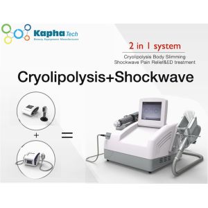 China Portable ED Shockwave Cool Cryolipolysis Fat Freezing Machine on sale