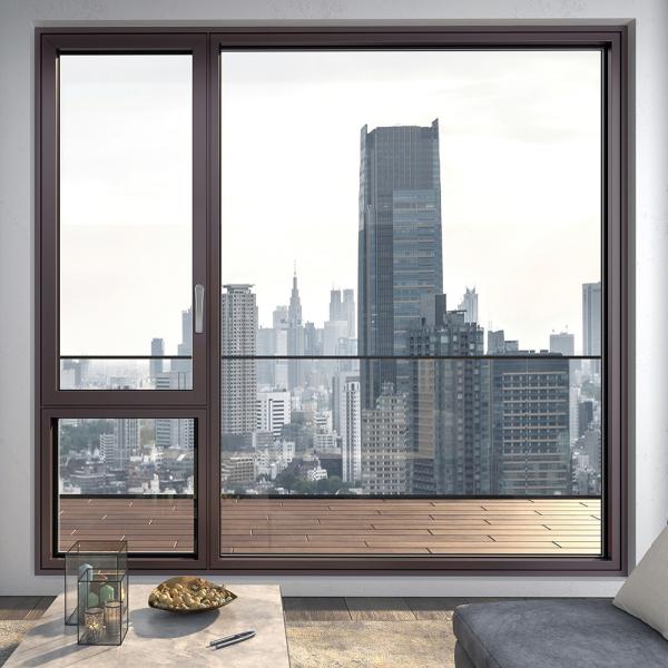 Buy Modern House Villa Aluminium Windows and Doors with Heat Insulation Coefficient ≤2.1 at wholesale prices