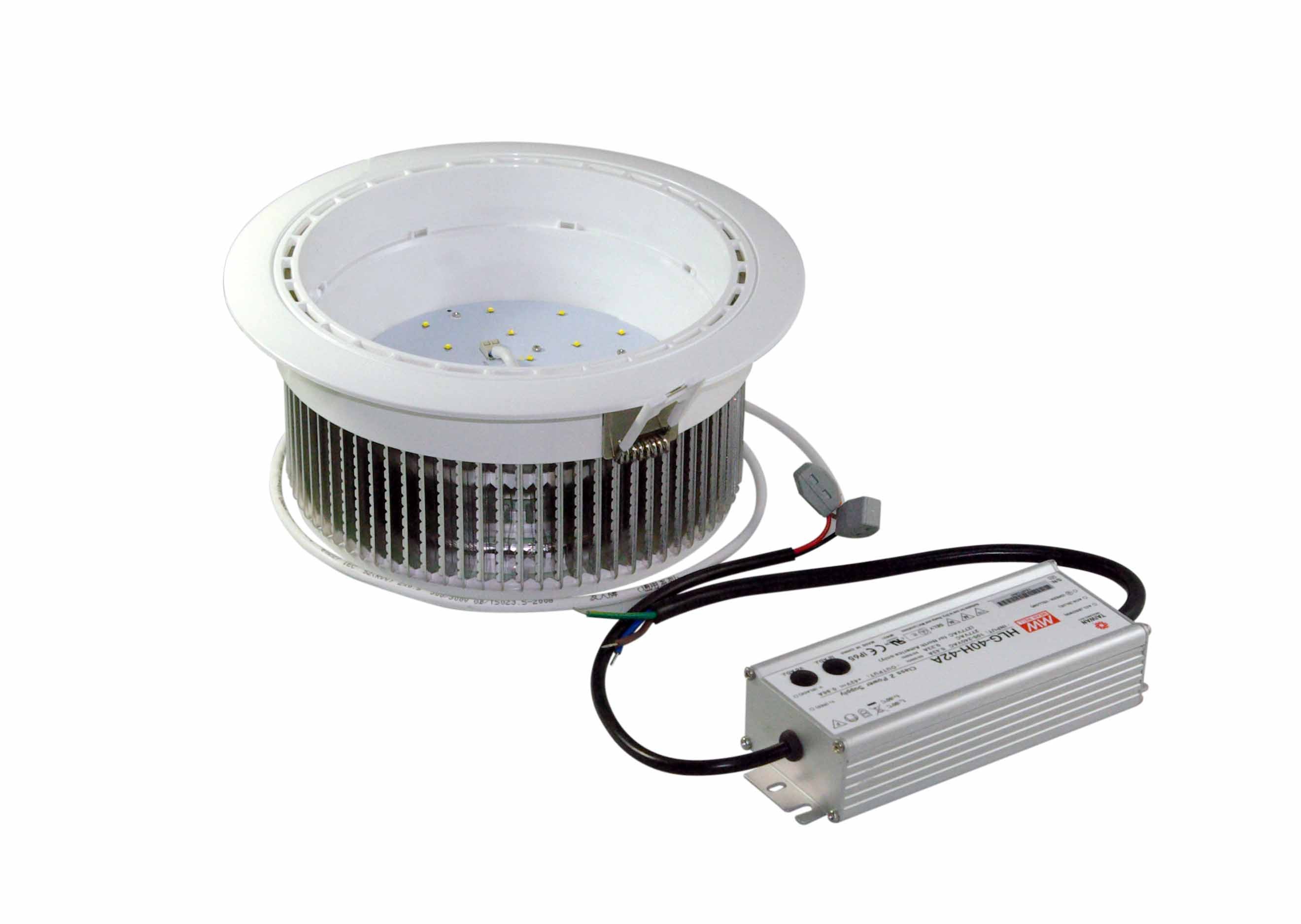 High Bright 24 × 1W LED Downlighters Lighting , High Luminous Efficiency