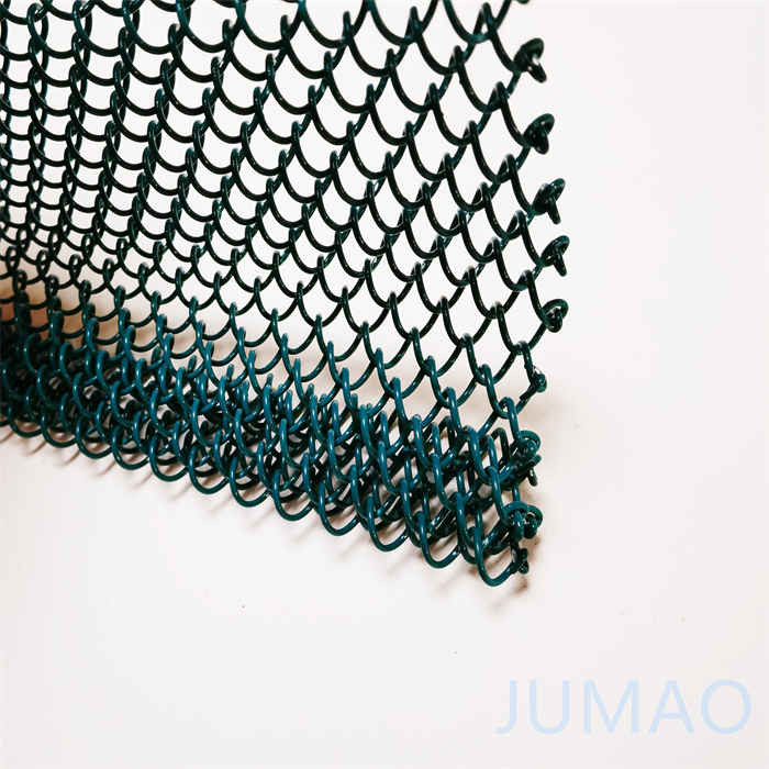 40ft Flexible Wire Metal Mesh Curtains Facades Grass Green