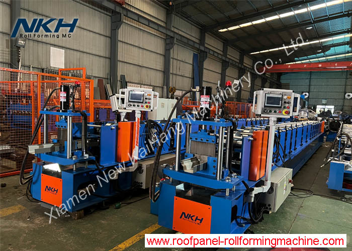 YX85-136 Water Gutter Roll Forming Machine With Cr12 Cutting Blade Material