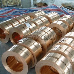 CuCo2Be Cobalt C17500 Beryllium Copper Strip Hardness 200-280HV
