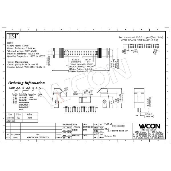 Short Latch 1.27 Latch Header Ejector Header 10p Straight PA9T Black Gold Flash Rohs