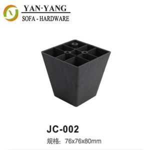 China trapezoidal plastic sofa legs cheap plastic furniture legs JC-002 on sale